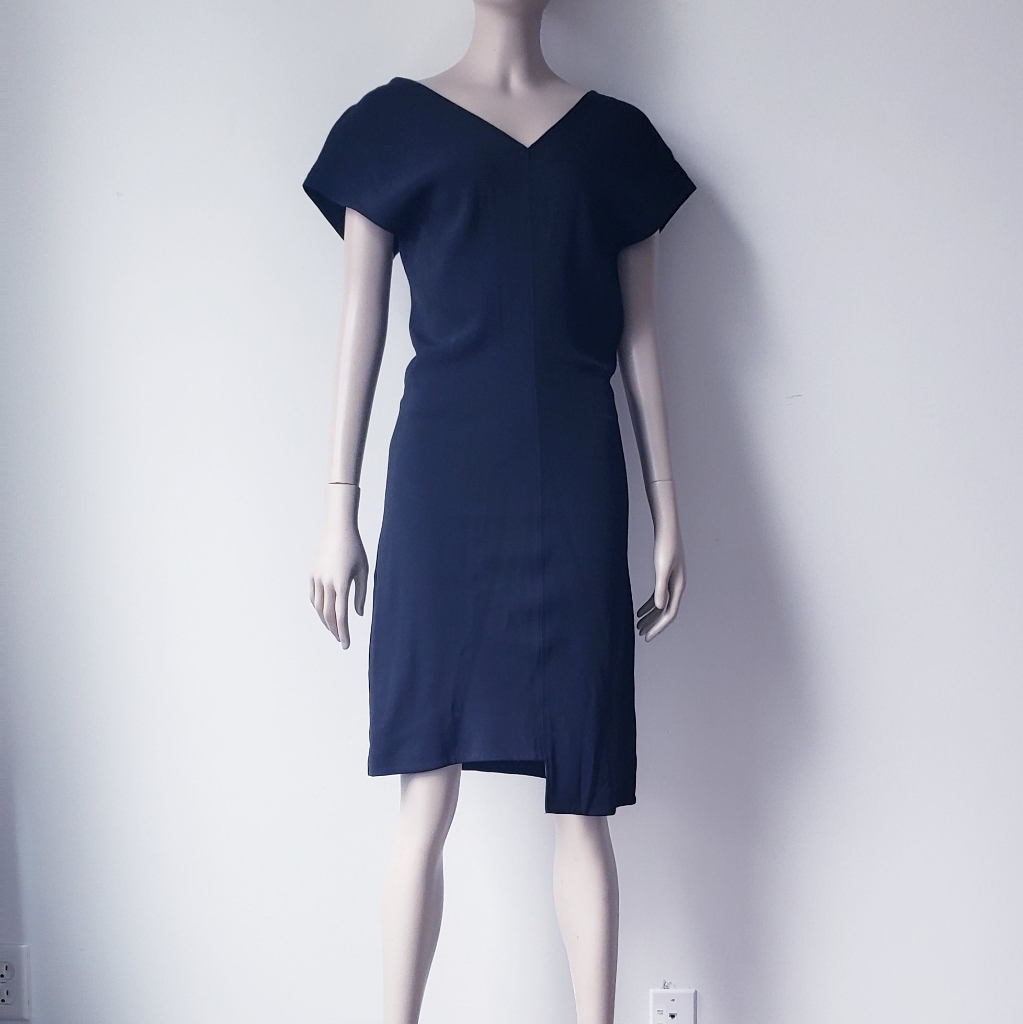 Helmut Lang Shifted Viscose Dress